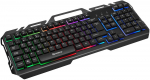 Sandberg IronStorm Keyboard BEIronStorm Keyboard BE, Full-size (100%), USB, Membrane, AZERTY, RGB LED, Black
