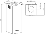 MAAN Ponza W 830 hood white