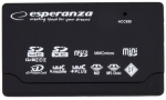 Esperanza EA119 card reader Black USB 2.0