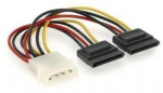 Gembird 1 SATA TO 2 X 4 PIN POWER FEMALE 0,15M