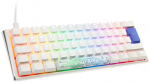 Ducky One 3 Classic Pure White Mini 60% Gaming Keyboard, RGB LED, MX-Black