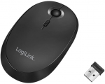LogiLink Optical Wireless Black Mouse