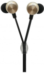 2GO In-Ear Stereo-Headset "Luxury" Zipper-Style gold