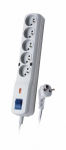Lestar Surge Protector LF-530WA, 3L EMI/RFI, 5.0m, gray