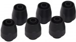 Alphacool HF screw-on nozzle TPV - 12.7/7.6mm straight - black - kit of 6