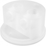 Singularity Computers Protium Quad Port Cap, lid for expansion tank - acrylic, matt transparent