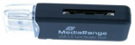 MediaRange USB 3.0 Speicherkartenleser-Stick, schwarz