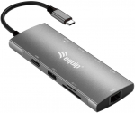 Equip Dock 9-1 USB-C->HDMI,GbE,2xUSB-A3.2,USB-C3.2, 0.25m