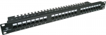 Alantec PK001 UTP cat.6 patch panel, 24 LSA ports with 1U 19" shelf