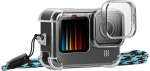 Case with Lens Cap and Neck Strap PULUZ for GoPro Hero 9 / 10 / 11