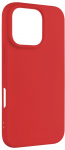 Fixed Story Rubberized Back Cover for iPhone 16 Pro, Red