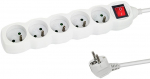 Esperanza ELK215W power extension 3 m 5 AC outlet(s) Indoor White