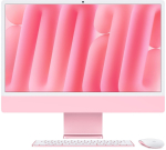 Apple iMac 24 inch: M4 10/10, 16GB, 256GB SSD - Pink