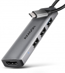 AXAGON HMC-H3A 3x USB-A + HDMI 4K 30Hz USB-C Hub
