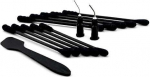 THERMAL HERO Kit of 10 Swabs, 2 Tips, 1 Spatula Black