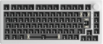 AKKO 5075B Via Barebone Gaming Keyboard, 75% - ANSI, Moon White