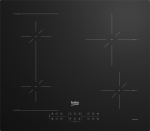 BEKO Induction Hob HII64200SFMT, 4 Zones, Touch, Timer, Black