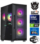 INTOP AQUA Ultra 7 265KF 16GB DDR5 500SSD M.2 NVME RTX5050 8GB WiFi no-OS