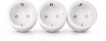 ENTAC IR remote-controlled socket adapter, 3-pack, white