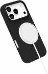 eSTUFF INFINITE (GRS) ROME iPhone 17 Pro Black Magnetic Cover. Material: 55% (GRS) recycled PC and 26% recycled silicone