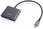 eSTUFF USB-C AV Multiport Hub USB-C 3.2 Gen 1, 0.2m