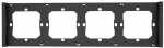Frame for switch M5 80 quadruple 4-fold SONOFF M5-4C-80-F (graphite/black)