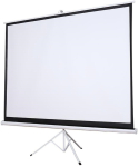 Silelis ET-1 100" Projection Screen (180x180 cm, 1:1), Auto-Roll-Up, Tripod/Stand