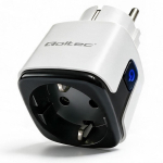 Qoltec Smart WiFi Socket 16A Timer Energy Meter