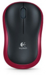 Logitech M185 Wireless Mouse Red