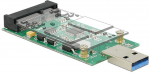 Delock USB 3.0 A male to mSATA full size Converter