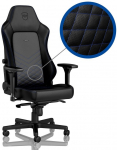 Noblechairs HERO Gaming Chair - Black/Blue with PU Leather