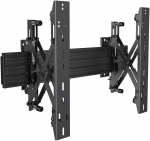 32"-65" Modular Push-In Pop-Out TV Wall Mount Bracket, Black