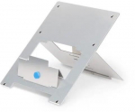 R-Go Tools Riser Flexible Adjustable Laptop Stand, Silver
