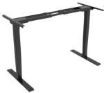 Digitus Electrically Height-Adjustable Table Frame, Dual Motor, 62-127 cm, Black