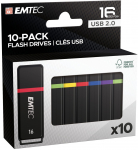 Emtec USB2.0 K100 16GB P10 10-pack color box retail