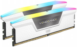 Corsair VENGEANCE RGB 32GB (2x16GB) DDR5 6000MT/s CL36 Memory Kit, White