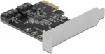 Delock 2-port SATA PCI Express card low-profile