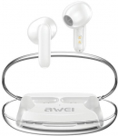 Awei Bluetooth headphones 5.3 T85 ENC TWS white