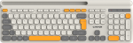 CANYON keyboard HKB-W03 EN AAA Wireless Beige