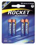Rocket LR03-4BB (AAA) Blister Pack 4pcs