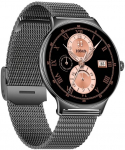 COLMi V89 smartwatch (steel, black)