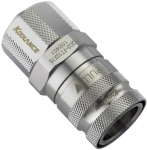 Koolance QD3 quick release straight female fitting 16/10mm silver