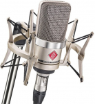 Neumann TLM 102 NI Studio-Set - large-diaphragm condenser microphone with shock mount, nickel