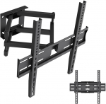 Maclean TV mount VESA 400x400,32&ndash;70&Prime;,40kg,black,tilt &plusmn;12&deg;,swivel