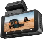 Wolfbox X3 WiFi 2.5K + 1080p 64GB Dual-Channel Dash Cam