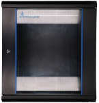 Extralink Rackmount cabinet 12U 600x450 Black wall mounted