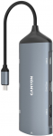 CANYON hub DS-15 8in1 4k USB-C Dark Grey