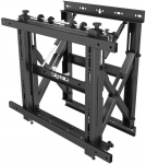 19"-55" Push-In Pop-Out TV Wall Mount Bracket, Black