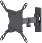 Single Arm Supports One 13&rdquo; to 42&rdquo; TV or Monitor up to 20 kg (44 lbs.), Black
