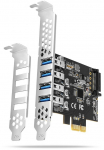 Axagon AXAGON PCEU-43RS PCIe A dapter 4x USB3.0 UASP